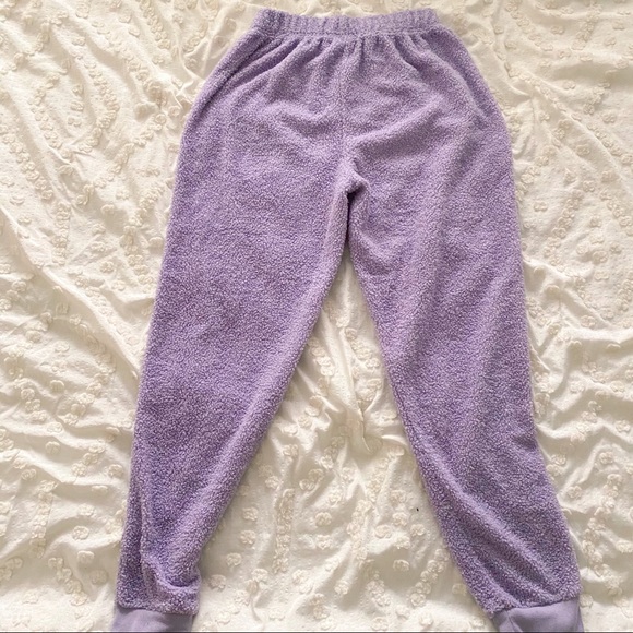 ASOS Lilac Fleece Lounge Set - Picture 9 of 9
